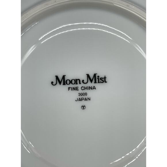 Vintage Moon Mist Fine China Set of 3 Saucers # 3000 Made in Japan - Picture 5 of 6